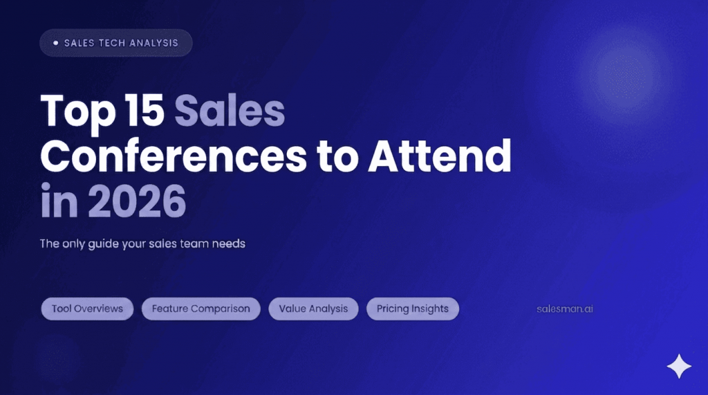 Top 15 Sales Conferences to Attend in 2026