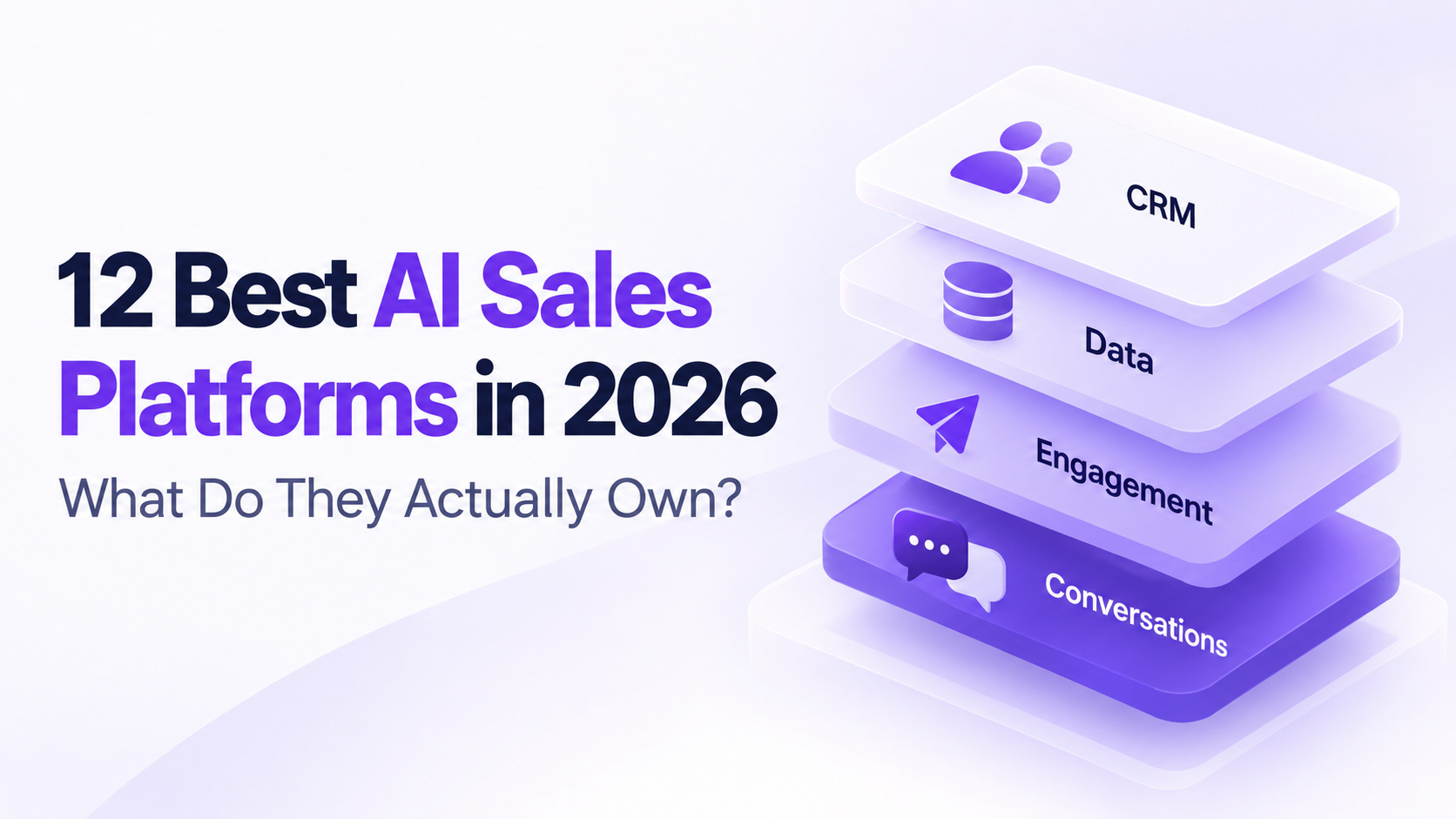 AI sales platforms organised by the sales-process layers they own